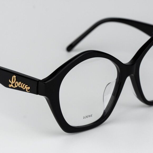 Loewe CURVY Women Eyeglasses Black Geometric LW50053F 001 NEW AUTHENTIC main image 4